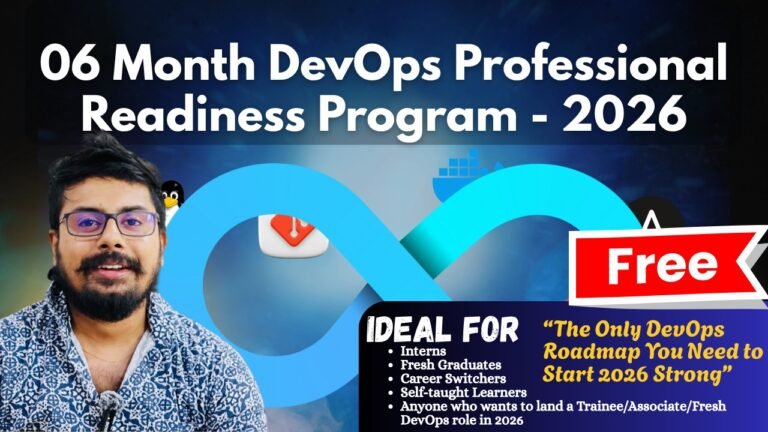 06 Month DevOps Professional Readiness Program – 2026